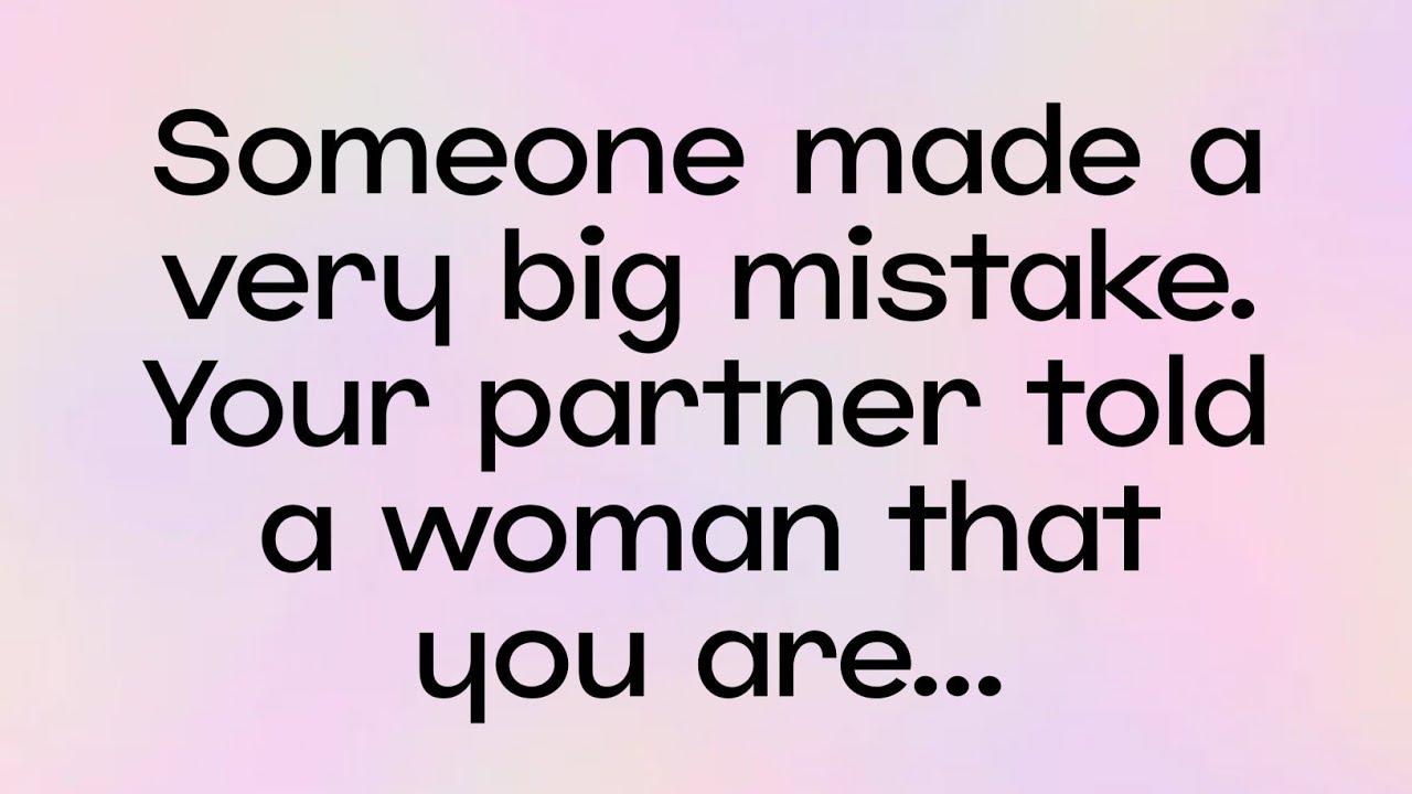 OMG!!!😭Someone made a very big mistake. Your partner told a woman that you are..🤧 Twinflame Reading