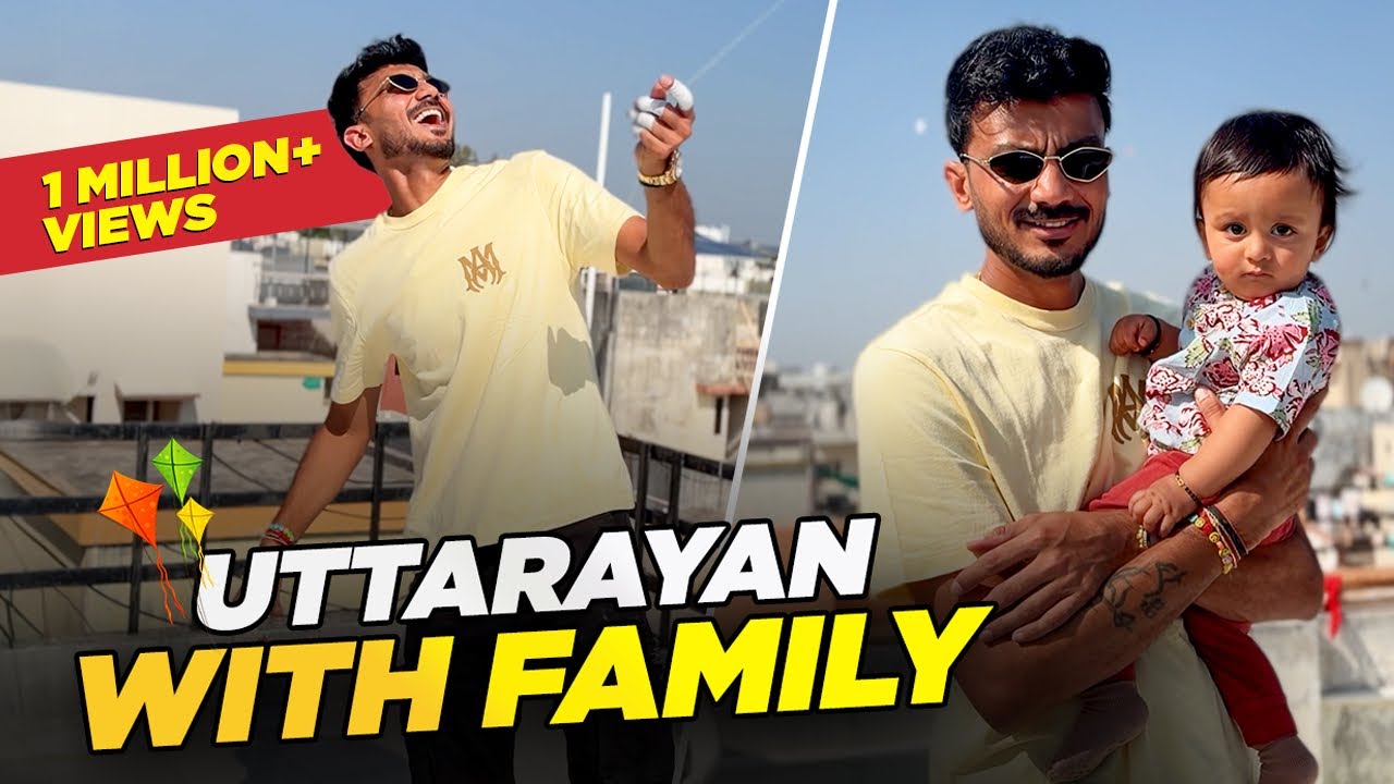 Kai Po Che! 🪁 Uttarayan with Family in Gujarat | Axar Patel