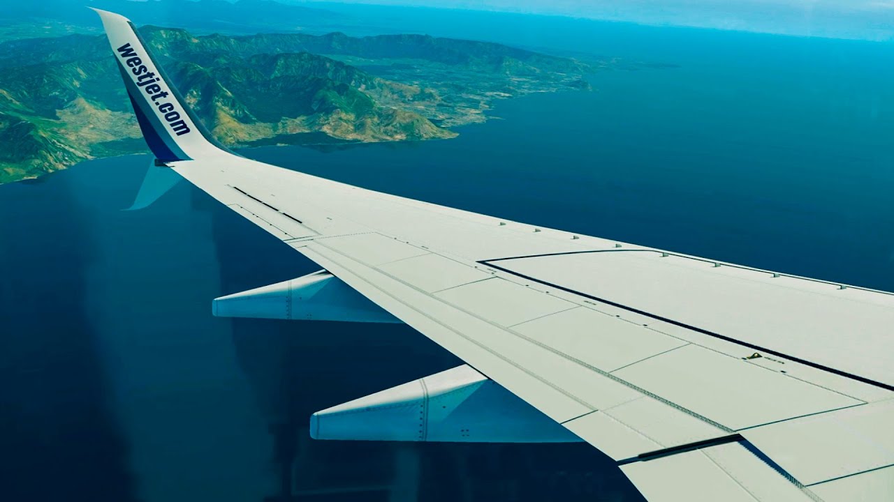 WestJet Boeing 737-8CT Landing Honolulu (PHNL) | X-Plane 11 LevelUP Wingview