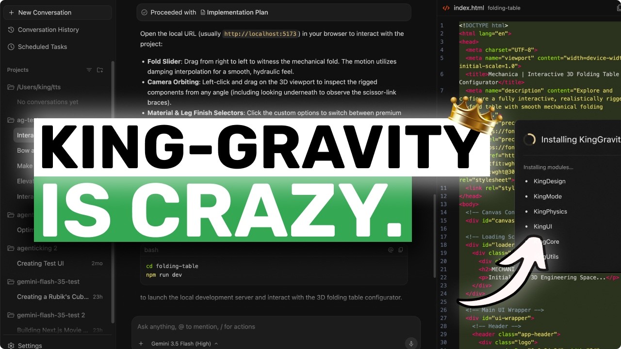 KingGravity (Я исправил Antigravity 2.0): САМЫЙ ПРОСТОЙ И ЛЁГКИЙ СПОСОБ ПРАВИЛЬНО ИСПОЛЬЗОВАТЬ AN...