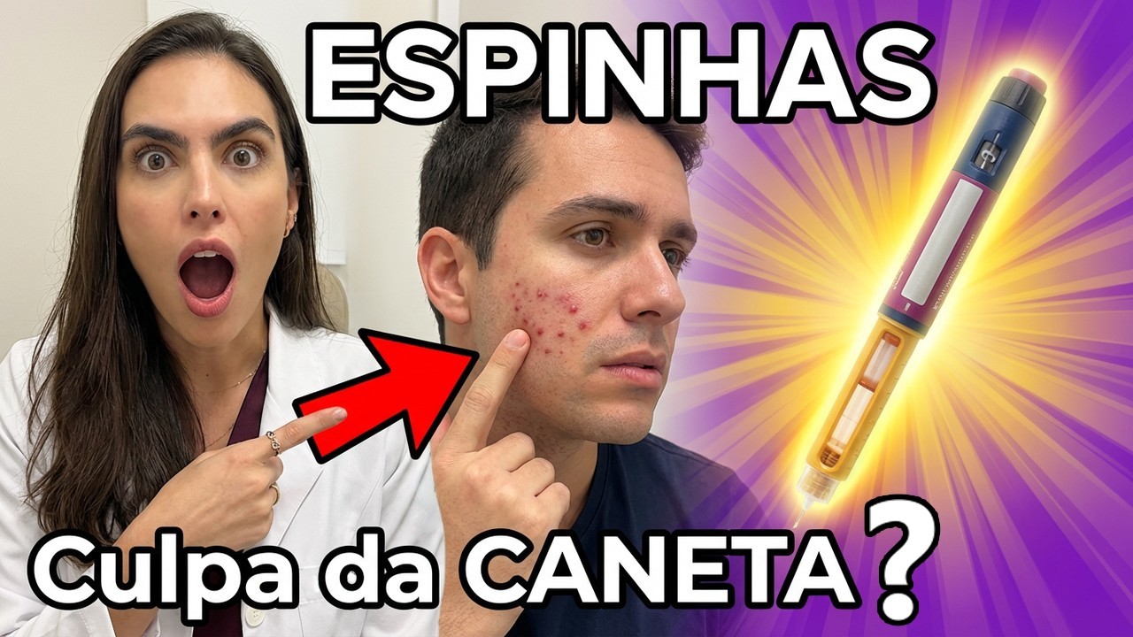 Caneta emagrecedora pode causar acne? Dermato explica!
