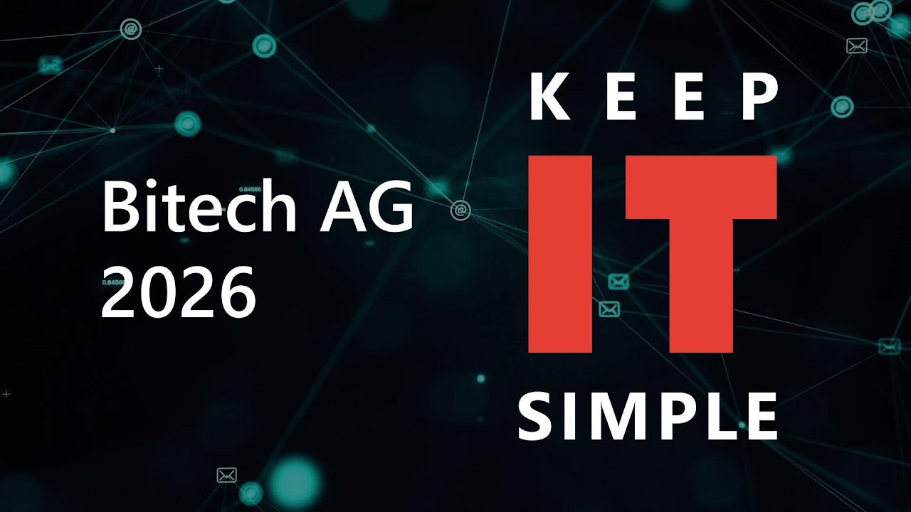 Keep IT simple! Jahresmotto 2026 der IT- und SAP-Beratung Bitech AG