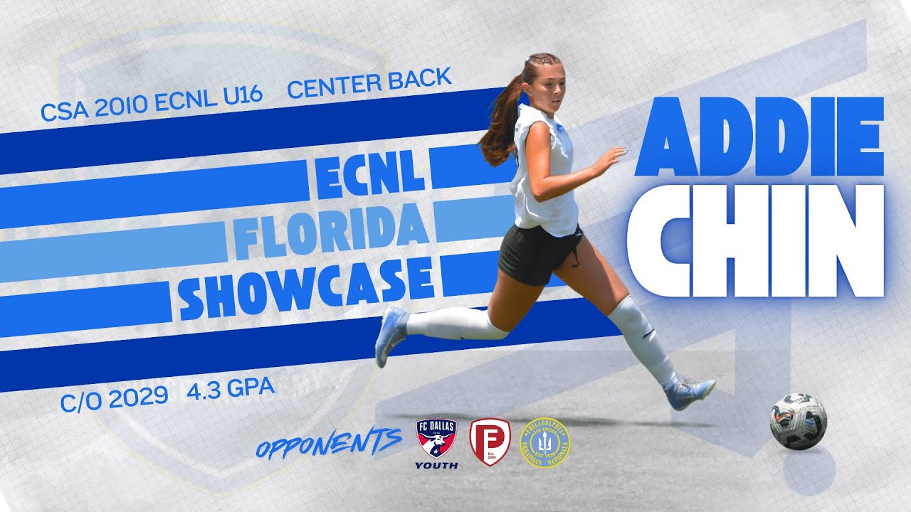 Addie Chin's 2025 ECNL Florida Showcase