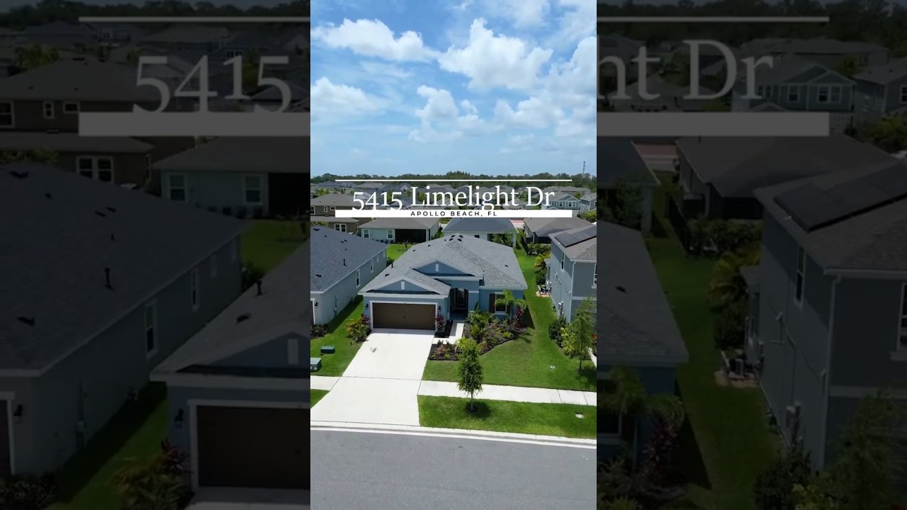 Move-In Ready Cardel Brighton Home in Waterset | 5415 Limelight Drive, Apollo Beach FL | $429,000