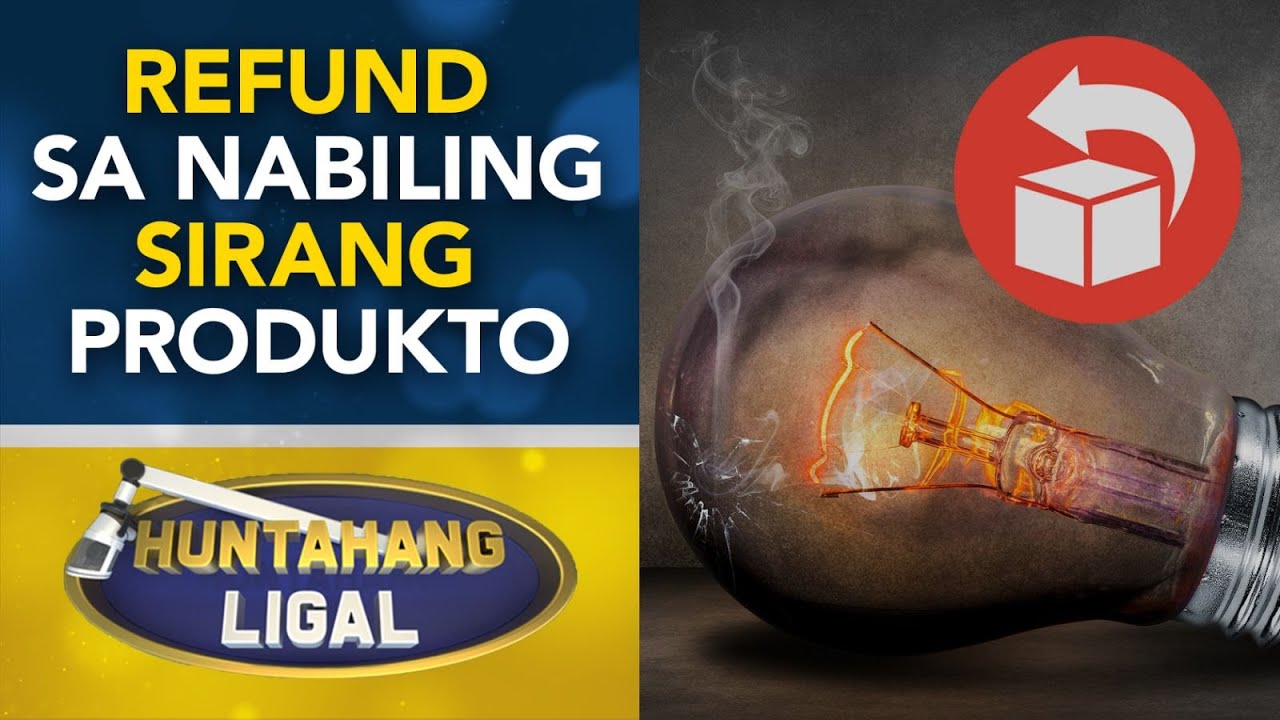 Ayaw i-refund ang bayad sa nabiling depektibong item | Huntahang Ligal