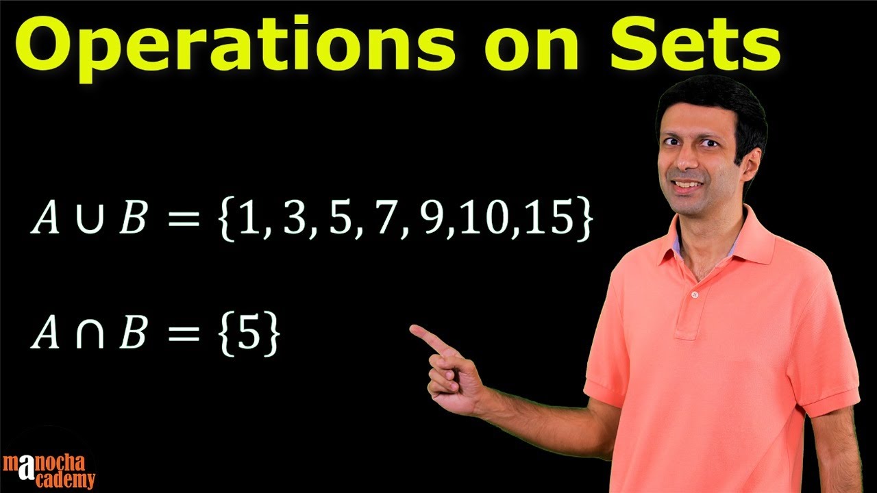 Operation on Sets Class 11