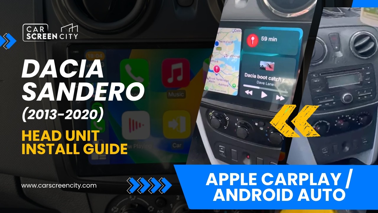 Установка экрана Dacia Sandero (2013-2020) | Полное руководство