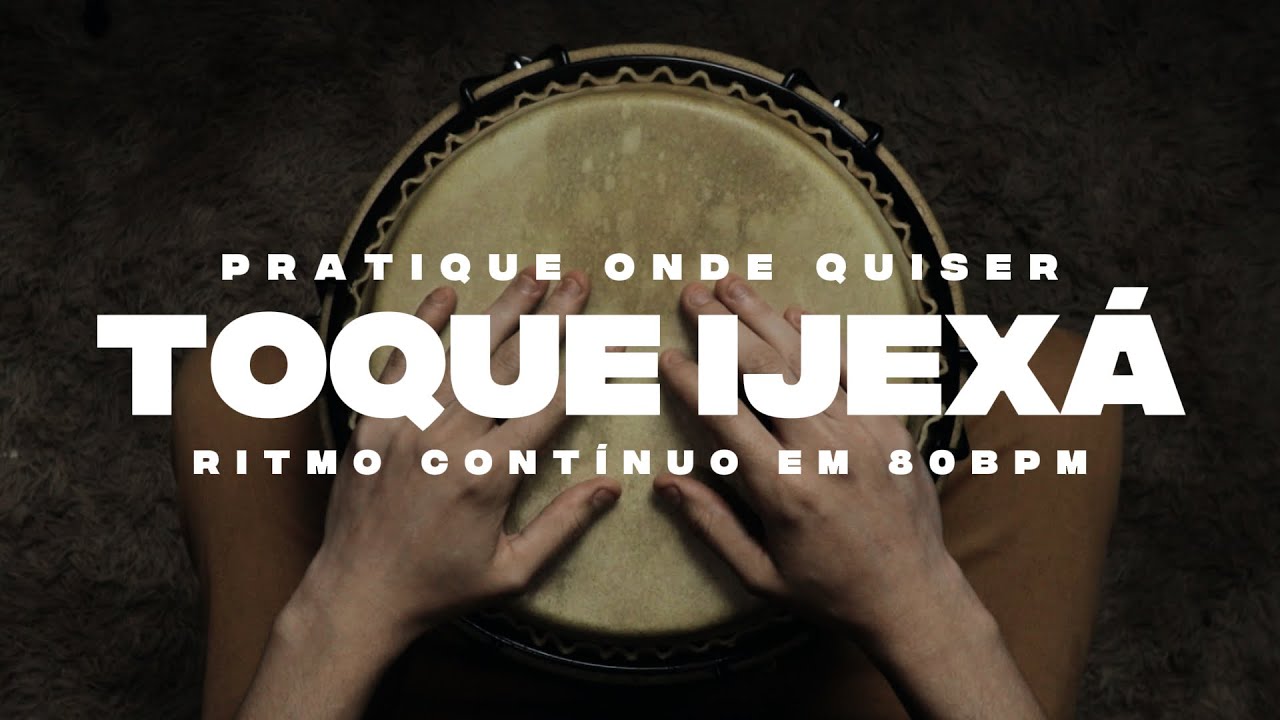 RITMOS DE UMBANDA | TOQUE IJEXÁ (80BPM) | PRATIQUE EM CASA #umbanda #curimba #ijexá