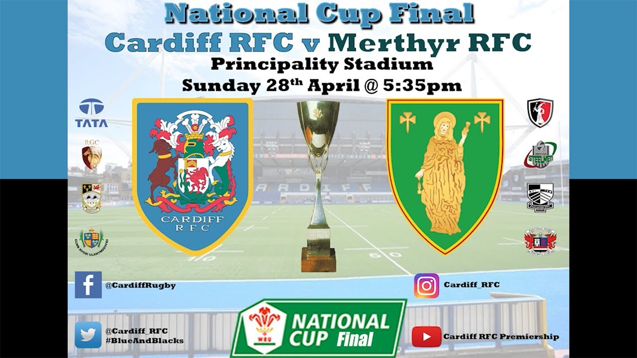 Cardiff v Merthyr - National Cup Final (Full Match) - 28th April 2019