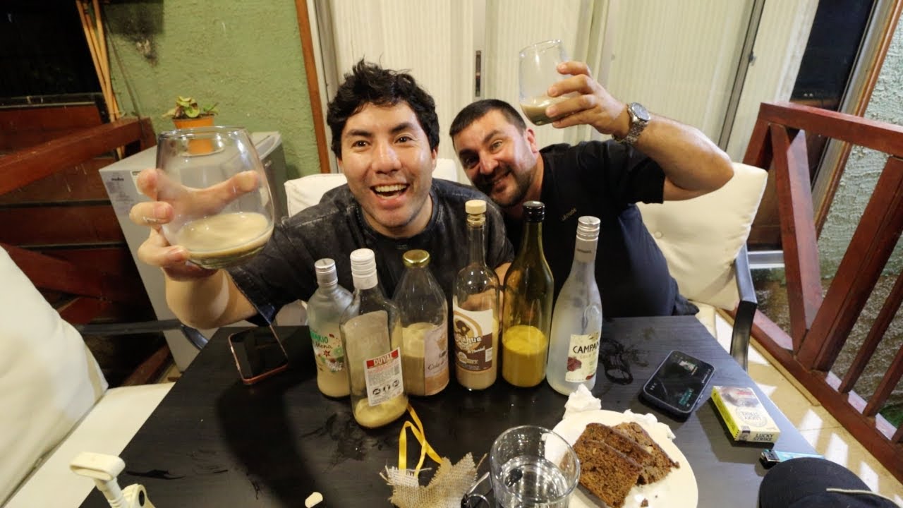 Probando COLA DE MONO el Mejor trago Chileno | 2025