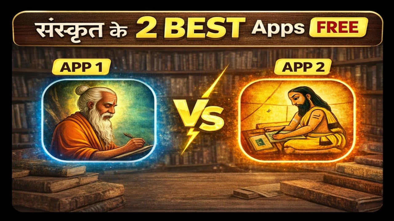 संस्कृत सीखने के लिए 2 सबसे ज़रूरी App | Sanskrit Learning Apps | Sanskrit Study | ashtadhyayi.com