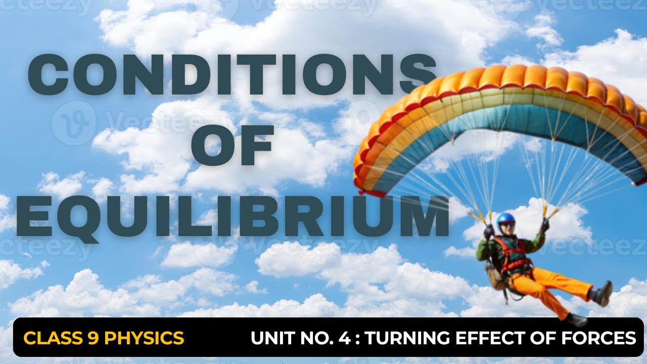 Equilibrium, Types & Conditions of Equilibrium - Unit # 4-Turning Effect of Forces (Lecture 07)