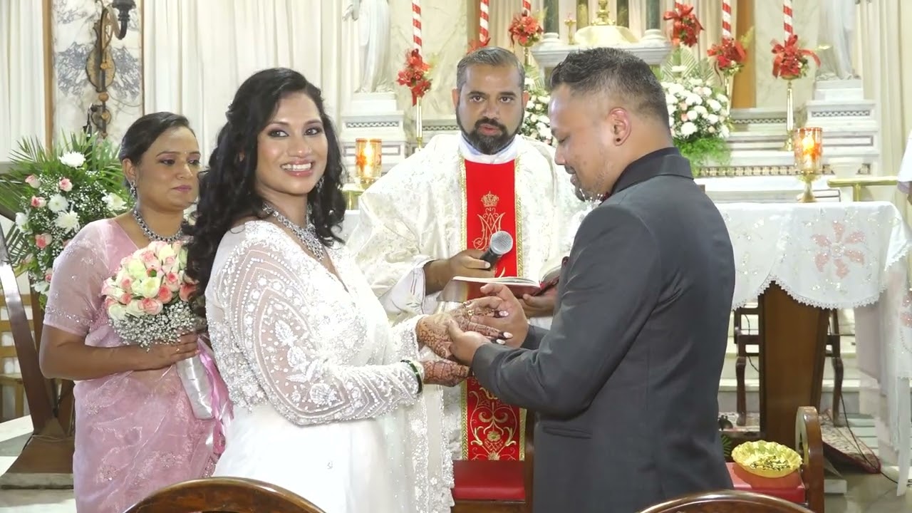 Olaf & Suvidha Cordeiro DSouza's Marriage Vows held on 21st February 2025.