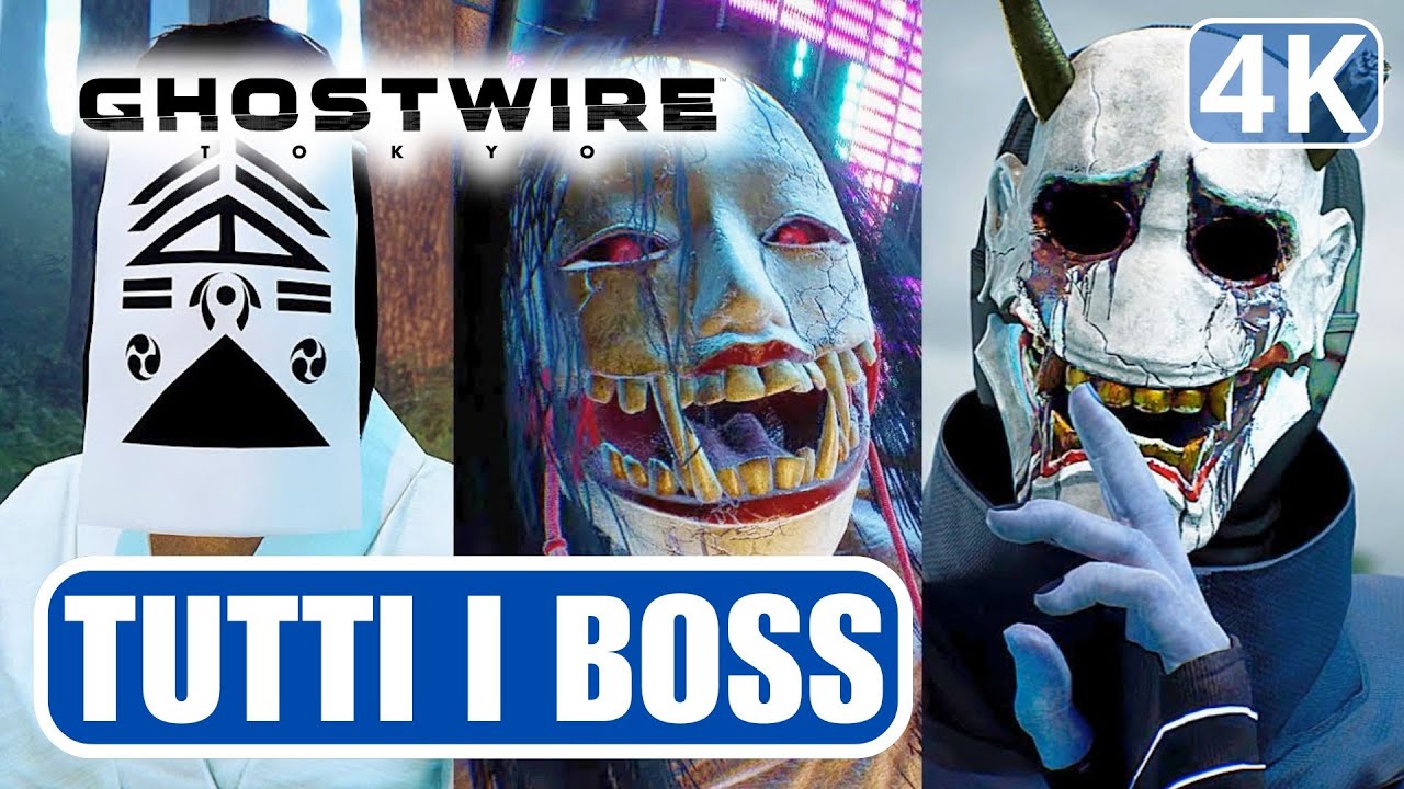 Ghostwire: Tokyo ITA - Tutte le Boss Fight [4K ULTRA HD]
