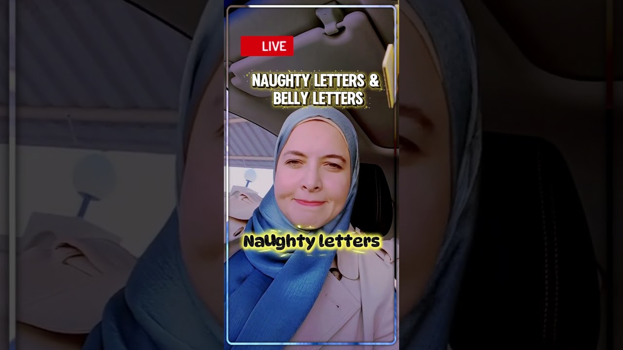 Naughty letters & Belly letters 