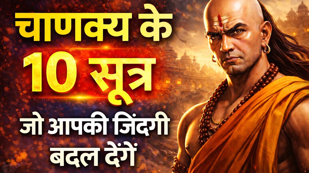 चाणक्य के 10 सूत्र जो आपकी ज़िंदगी बदल देंगे #chankyaniti #chanakyaneeti #chanakya 
