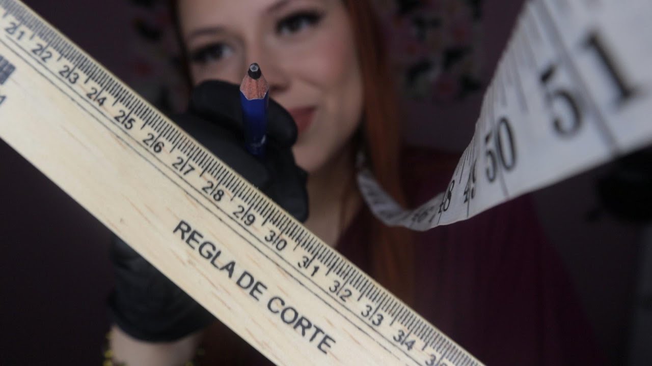 ASMR - Midiendo tu carita 📏