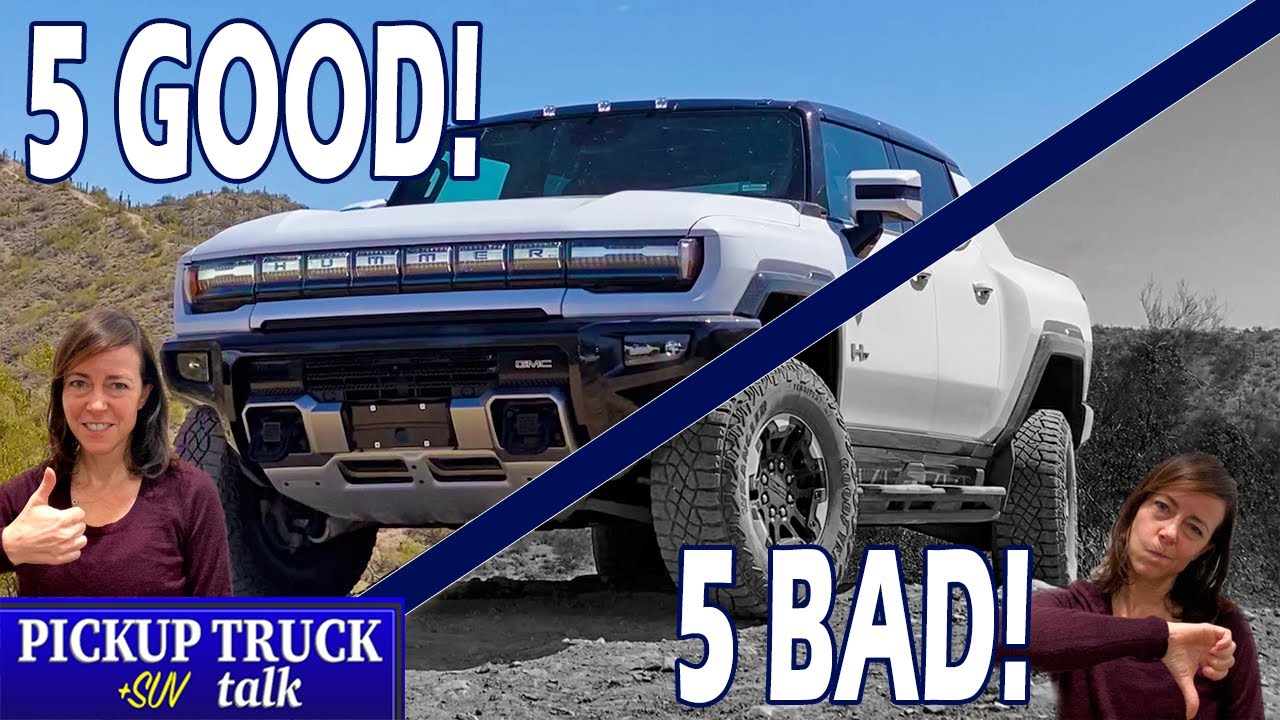 Five Good & Five Bad Things! 2022 GMC Hummer EV Truck First Drive