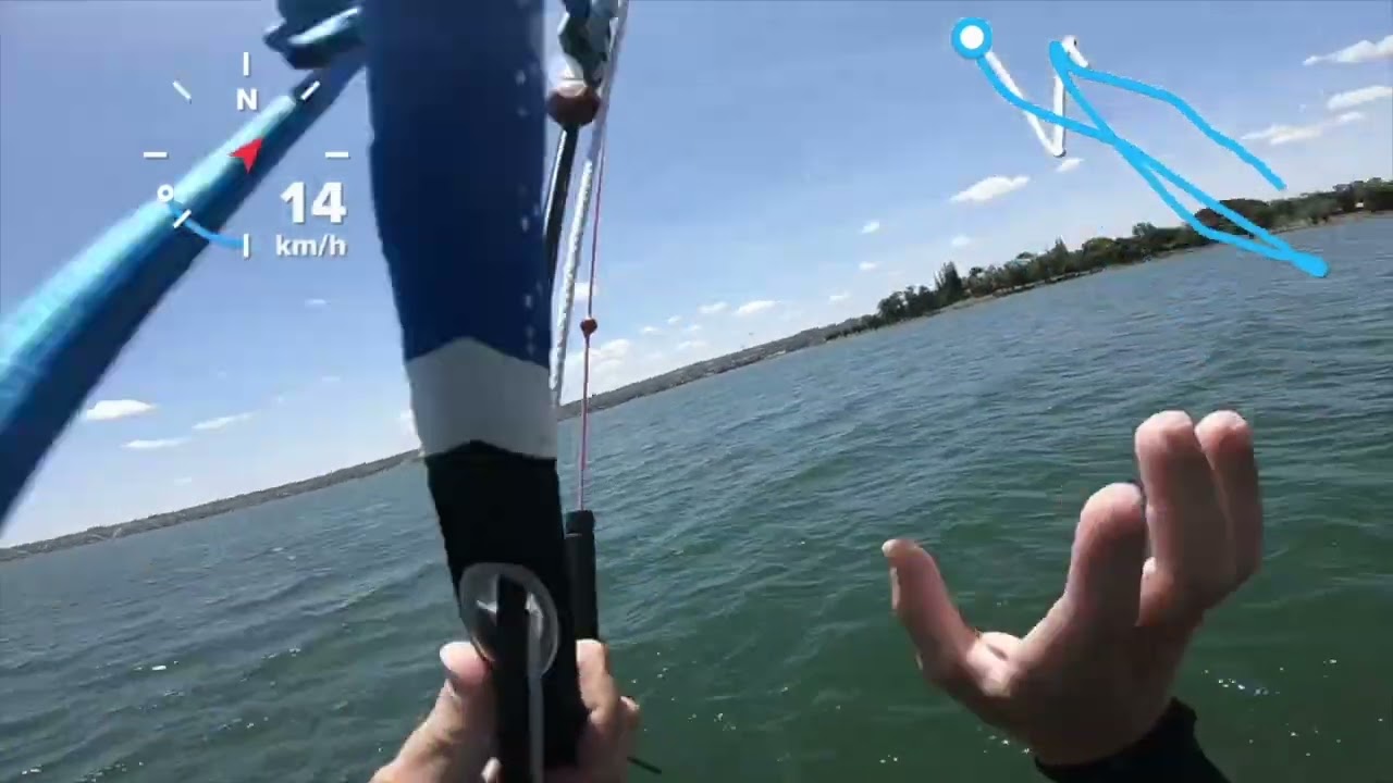 Kite foiling with Flysurfer Soul 12m in super light wind
