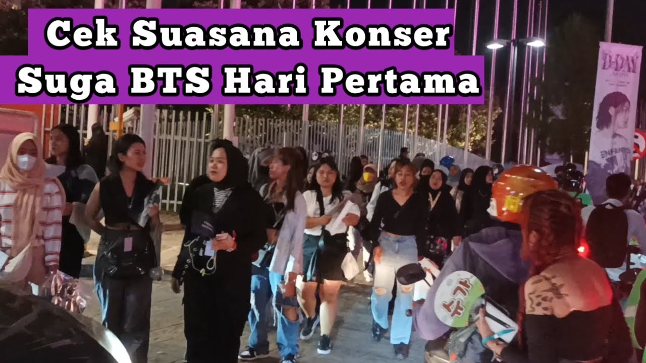 Suasana Konser Hari Pertama Suga BTS di ICE BSD #agustd #suga #sugabts