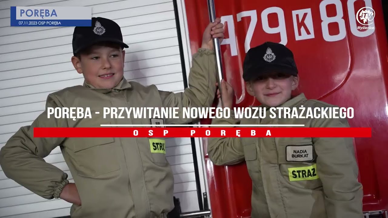 Nowy wóz strażacki dla OSP Poręba - Volkswagen Crafter 4x4