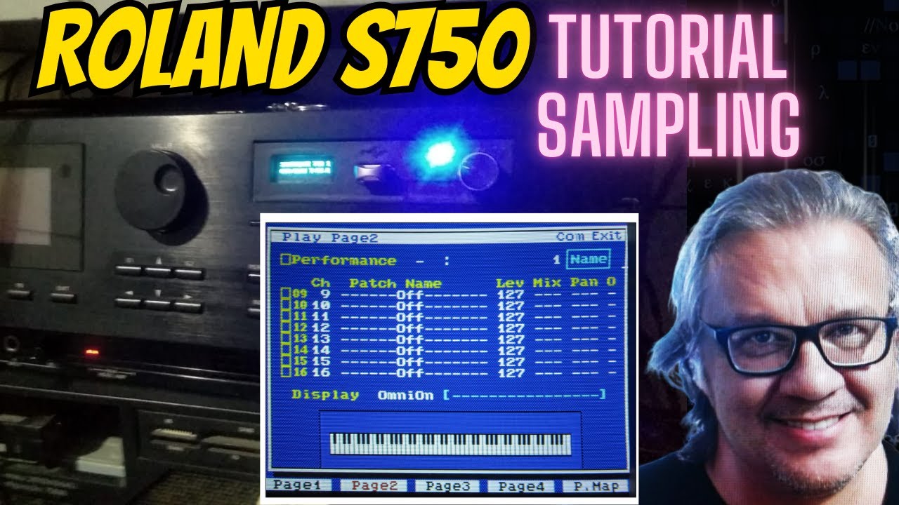 Tutorial Roland S-750/760/ 770 - Sampling a Patch