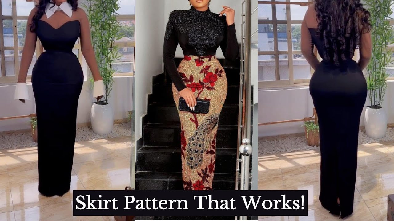 Updated 2025: How to Cut a Pencil or Straight Skirt With Perfect Butt Contour | Beginner Friendly
