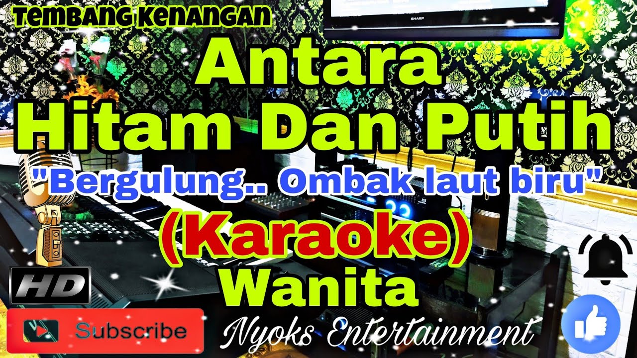 ANTARA HITAM DAN PUTIH - HELEN SPARINGGA (KARAOKE) Nada Wanita || CIS minor
