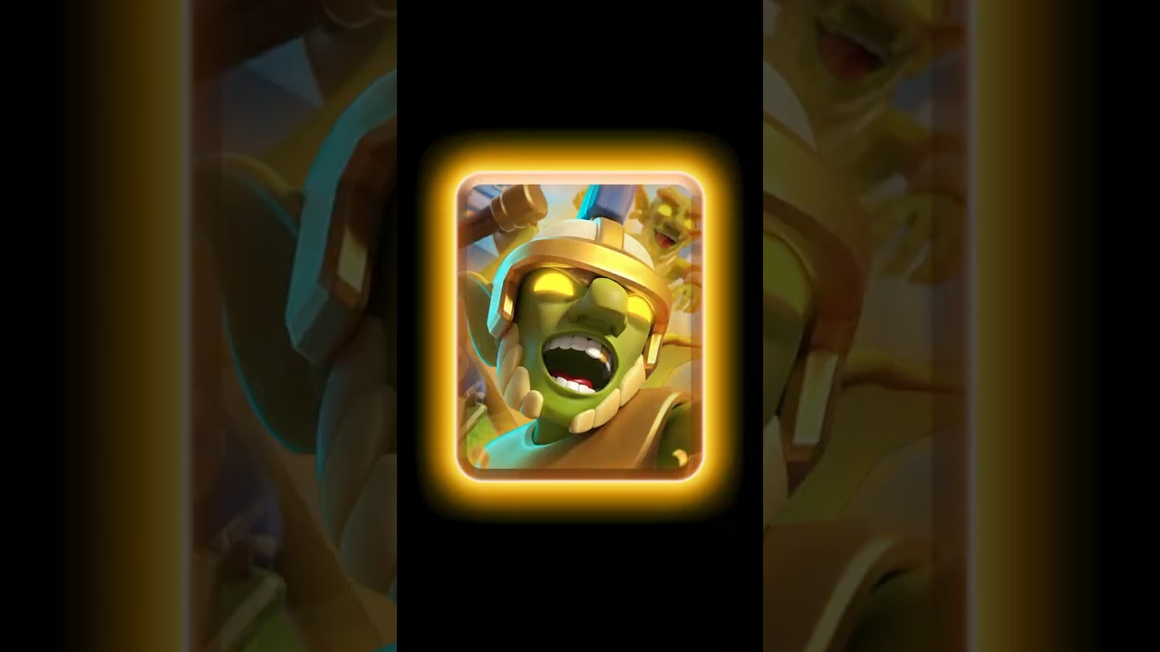NOVA CARTA HER&Oacute;I GOBLIN REVELADO no #clashroyale