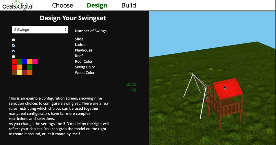Oasis Digital Intern 3D Configurator