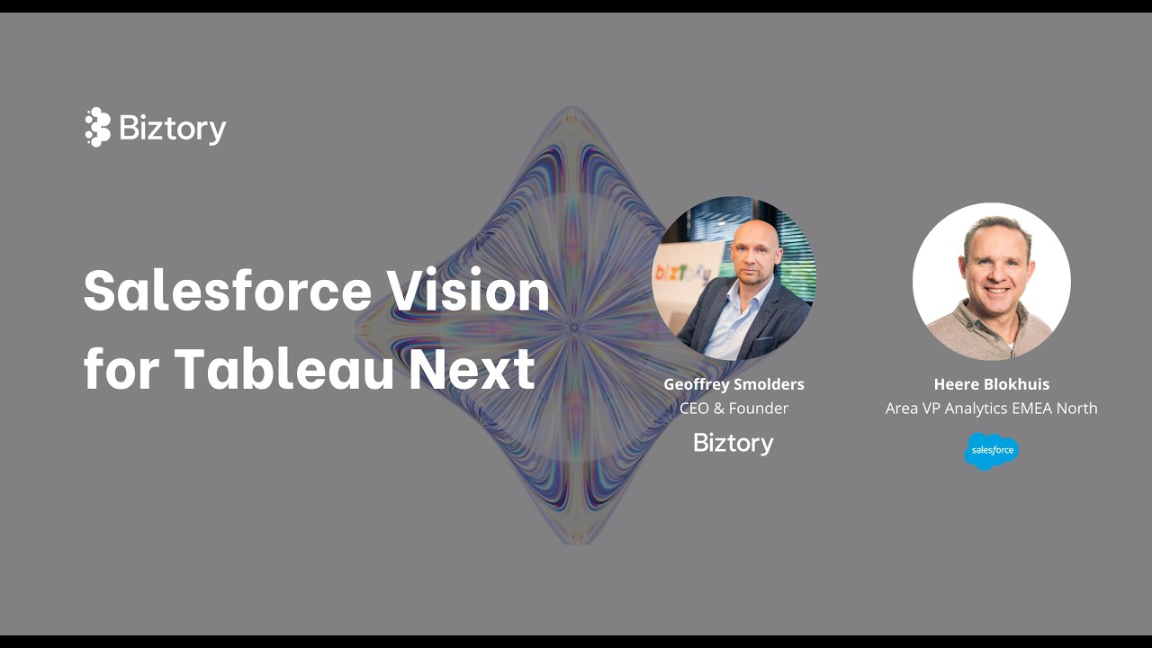 Webinar: Salesforce's Vision for Tableau Next - Biztory