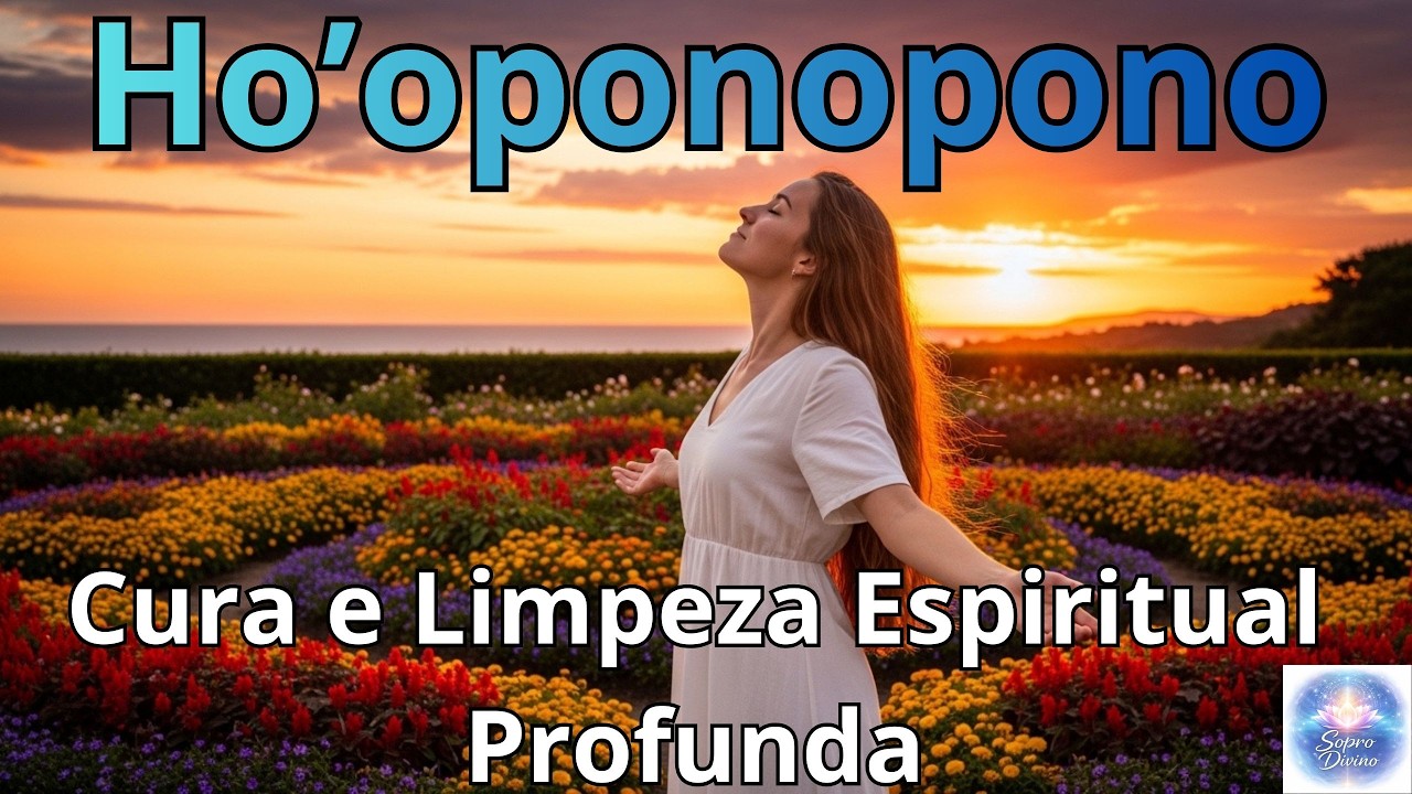 Ho’oponopono 🌺 Cura e Limpeza Espiritual Profunda | Sinto Muito, Me Perdoe, Eu Te Amo, Sou Grato(a)