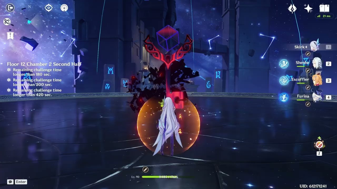 5.6b Abyss: Who is faster, C2R1 Mavuika or C6R5 Skirk?
