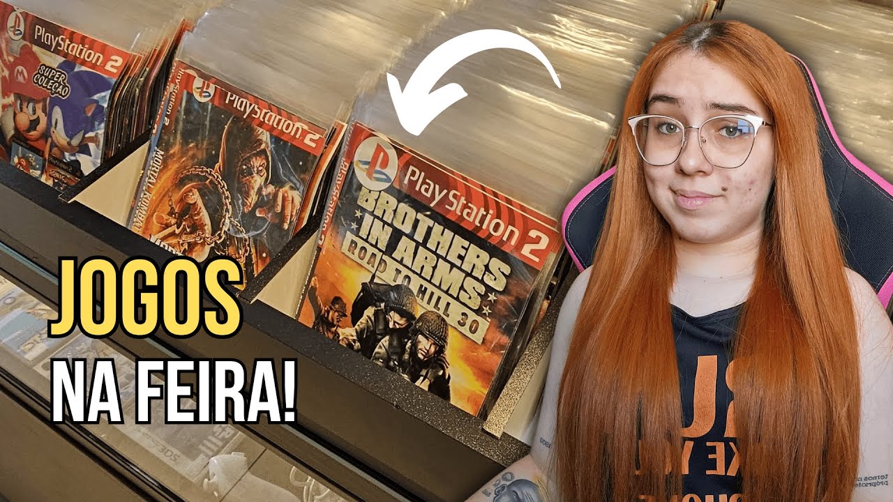 COMPRANDO JOGOS DE PS2 NA FEIRA! (VLOG)