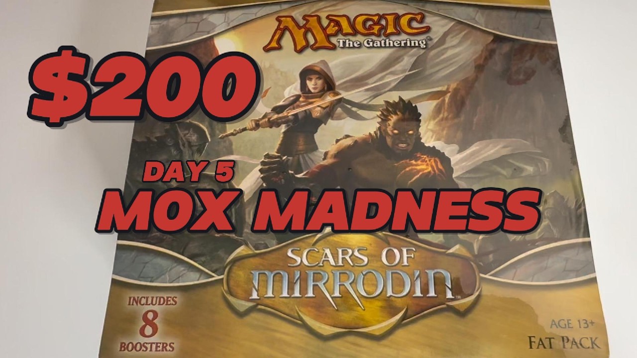 MOX MADNESS Day 5 - Scars of Mirrodin Bundle 2010 - I CAN'T BELIEVE IT #mtg #tcg #modern #legacy