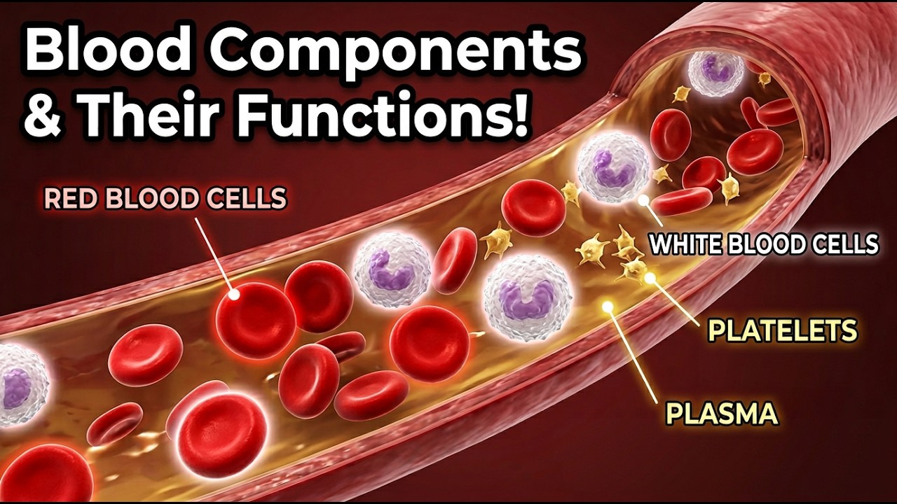 The Various Functions  Of Components Of The Blood | BLOOD CIRCULATION