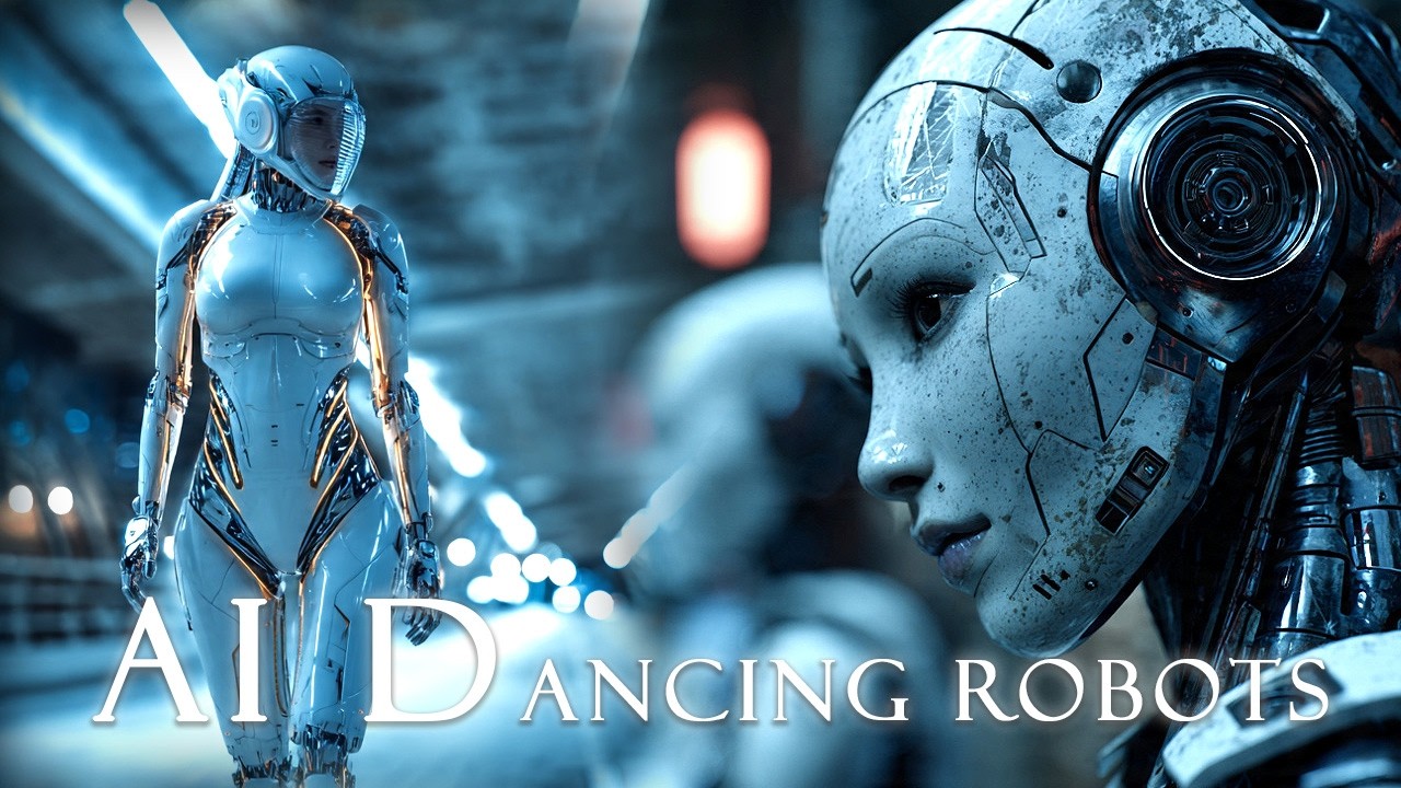 AI Dancing Robots - Industrial techno vibes
