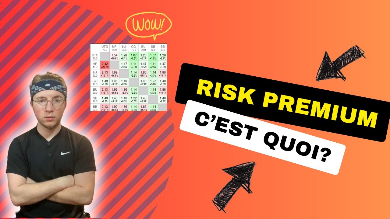 Le RISK PREMIUM au POKER &ccedil;a veut dire QUOI  ?