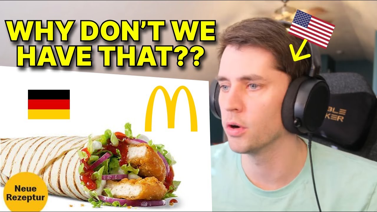 American reacts to GERMAN MCDONALDS IS NEXT LEVEL