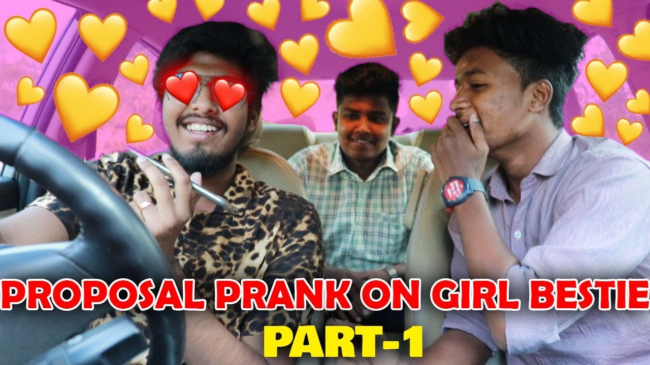 PROPOSAL PRANK ON GIRL BESTIE PART-1 || LOVE ACCEPTED😂 || #Justbanana