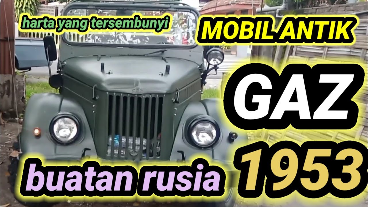 mobil antik buatan rusia 1953 #otomotif