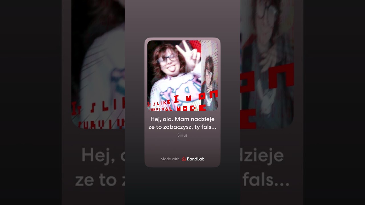 Hej, ola. Mam nadzieję że to zobaczysz, ty falszywa kurwo. - Sirius
