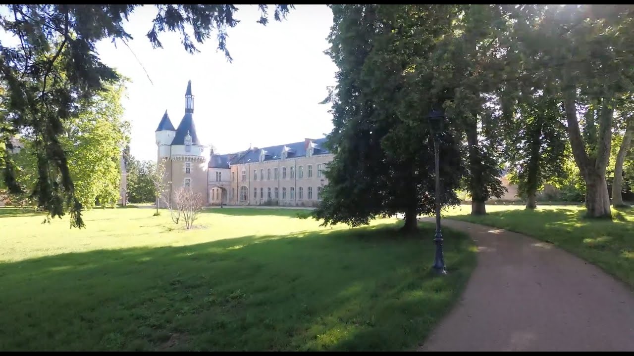 [4K] Walking in Les Marins, Châteauroux, Indre, FRANCE