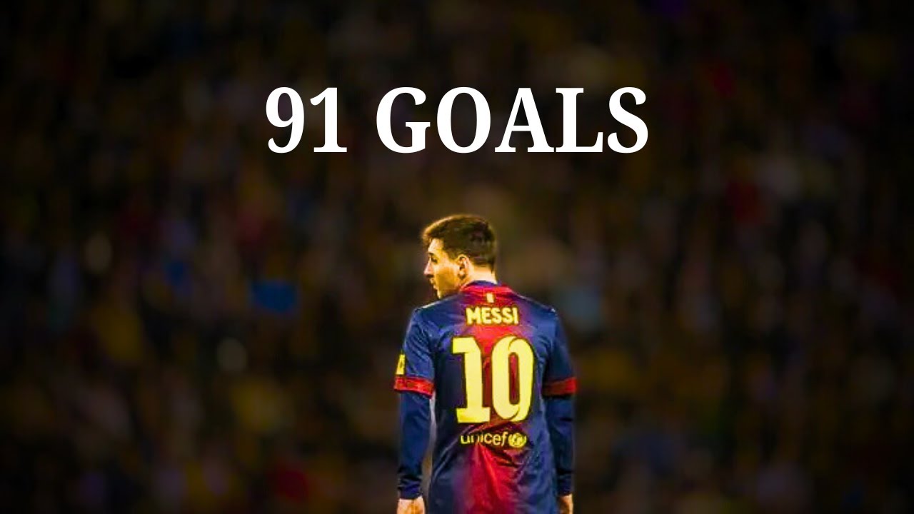 Lionel Messi | All 91 Goals in 2012