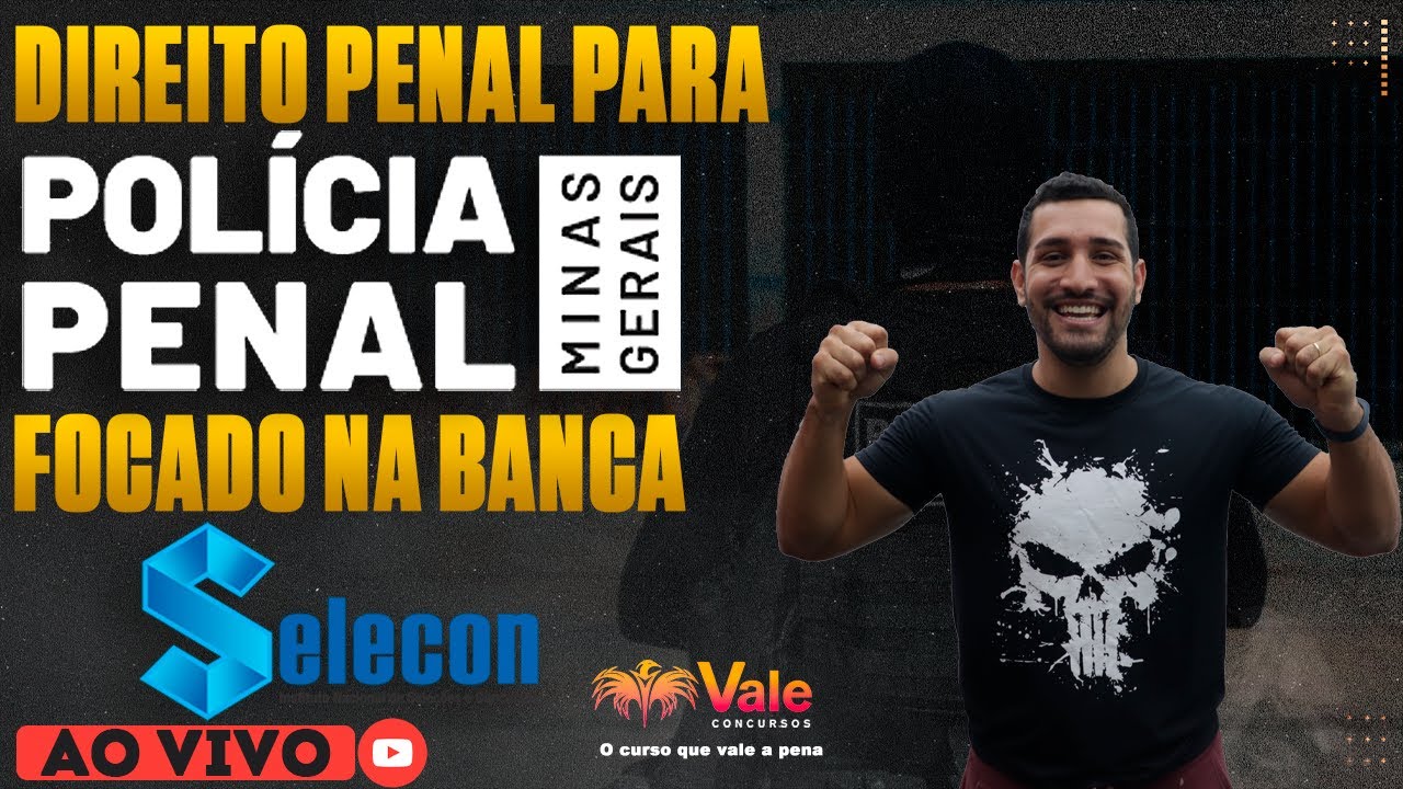 DIREITO PENAL | QUESTÕES | 5º SIMULADO | PP MG |  SELECON