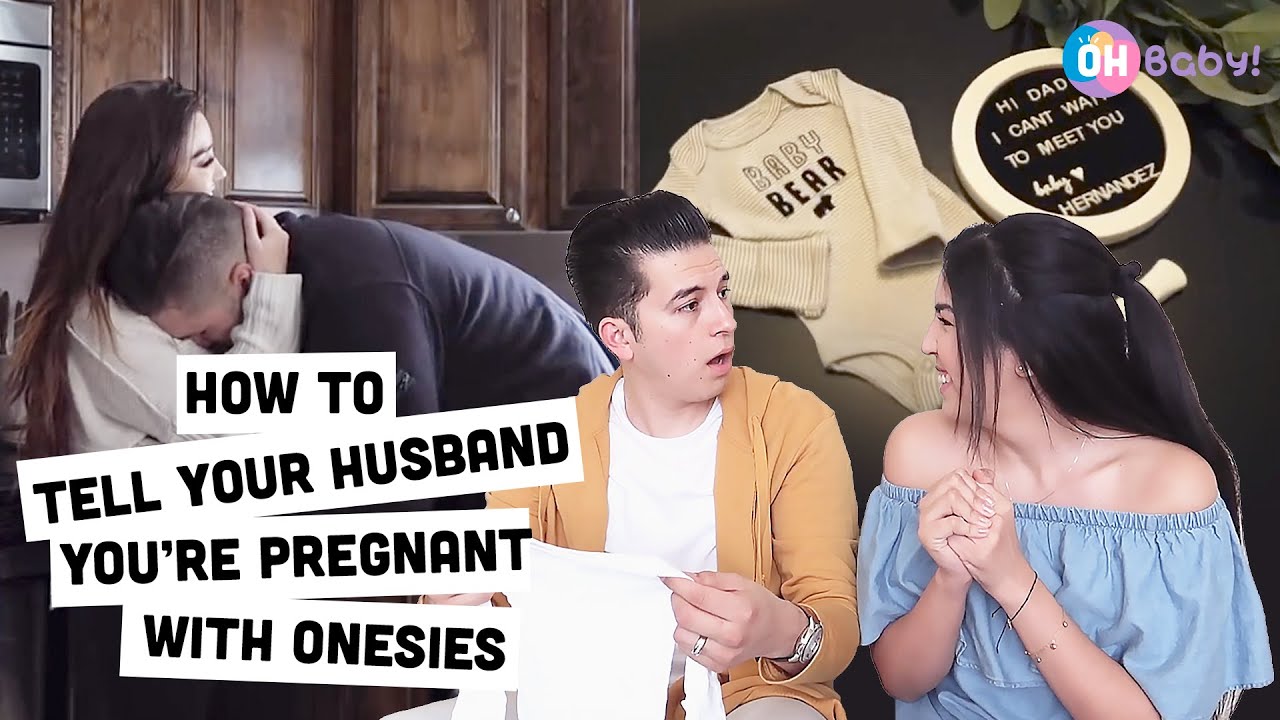 How To Tell Your Husband You're Pregnant With Onesies