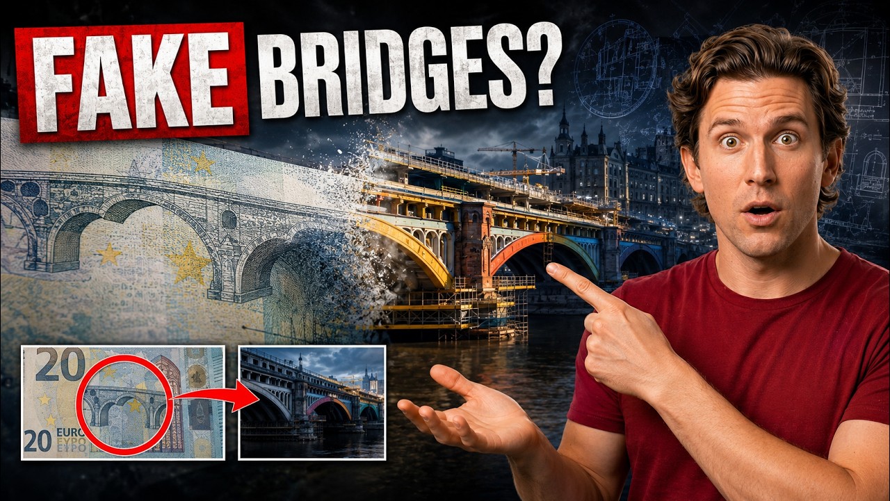 Why Euro Banknotes Feature SECRET Made-Up Bridges