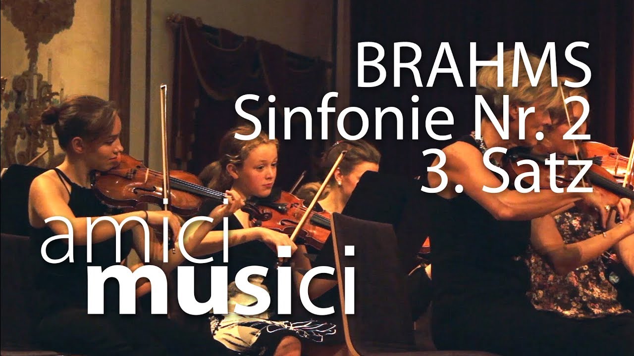 Johannes BRAHMS - Sinfonie Nr. 2  D-Dur - 3. Satz - Amici Musici