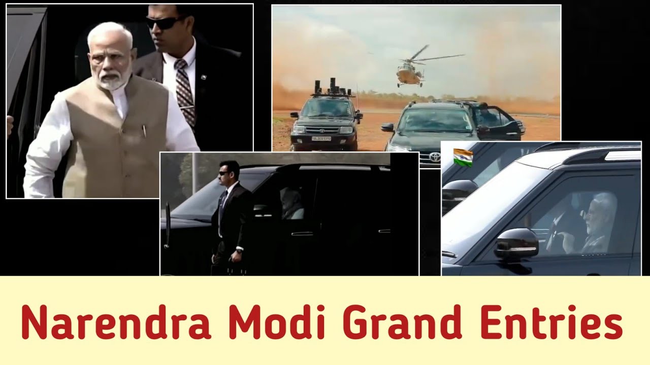 Narendra Modi All Grand Entries| Modi Grand Entry In KGF Style| Modi Entry Compilation|