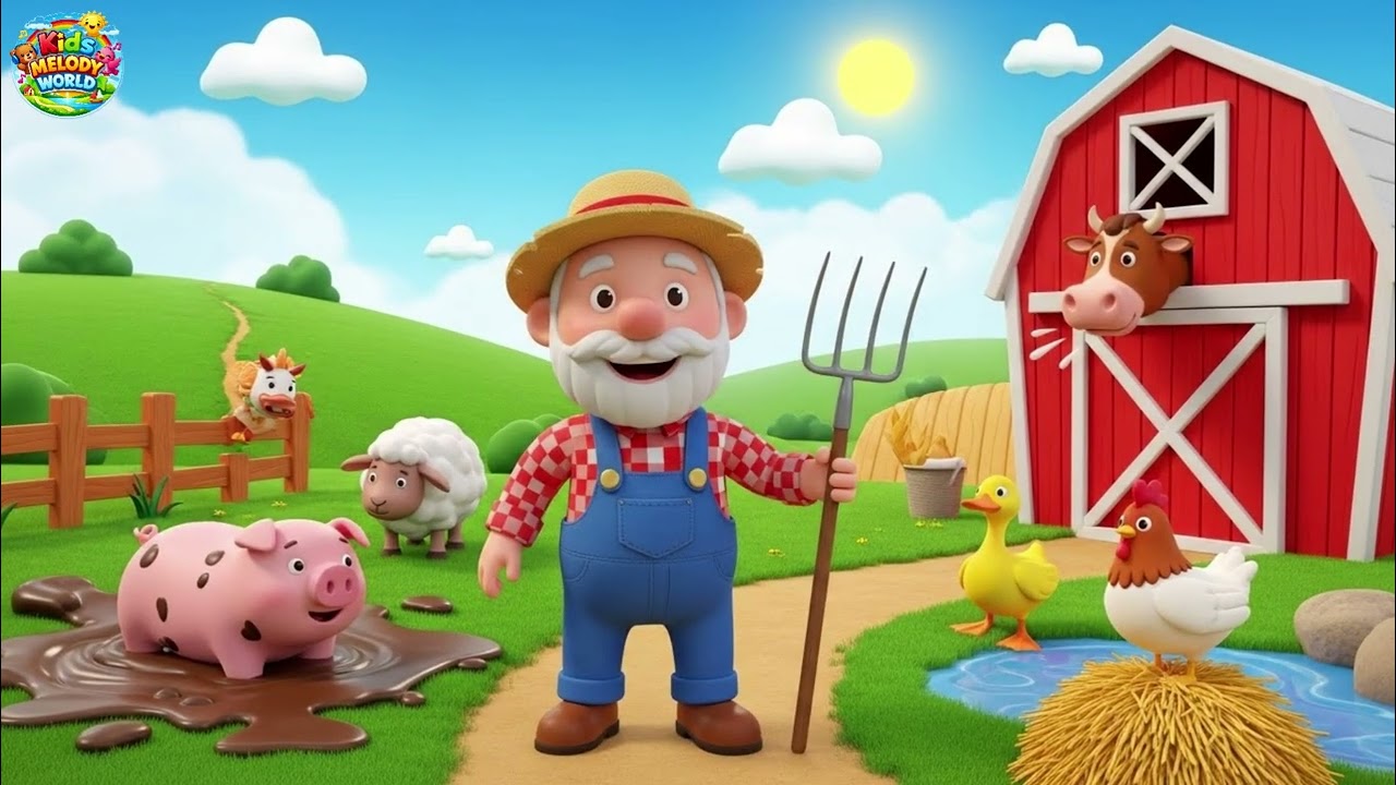 Old MacDonald | Fun Nursery Rhyme for Kids & Toddlers | Kids Melody World